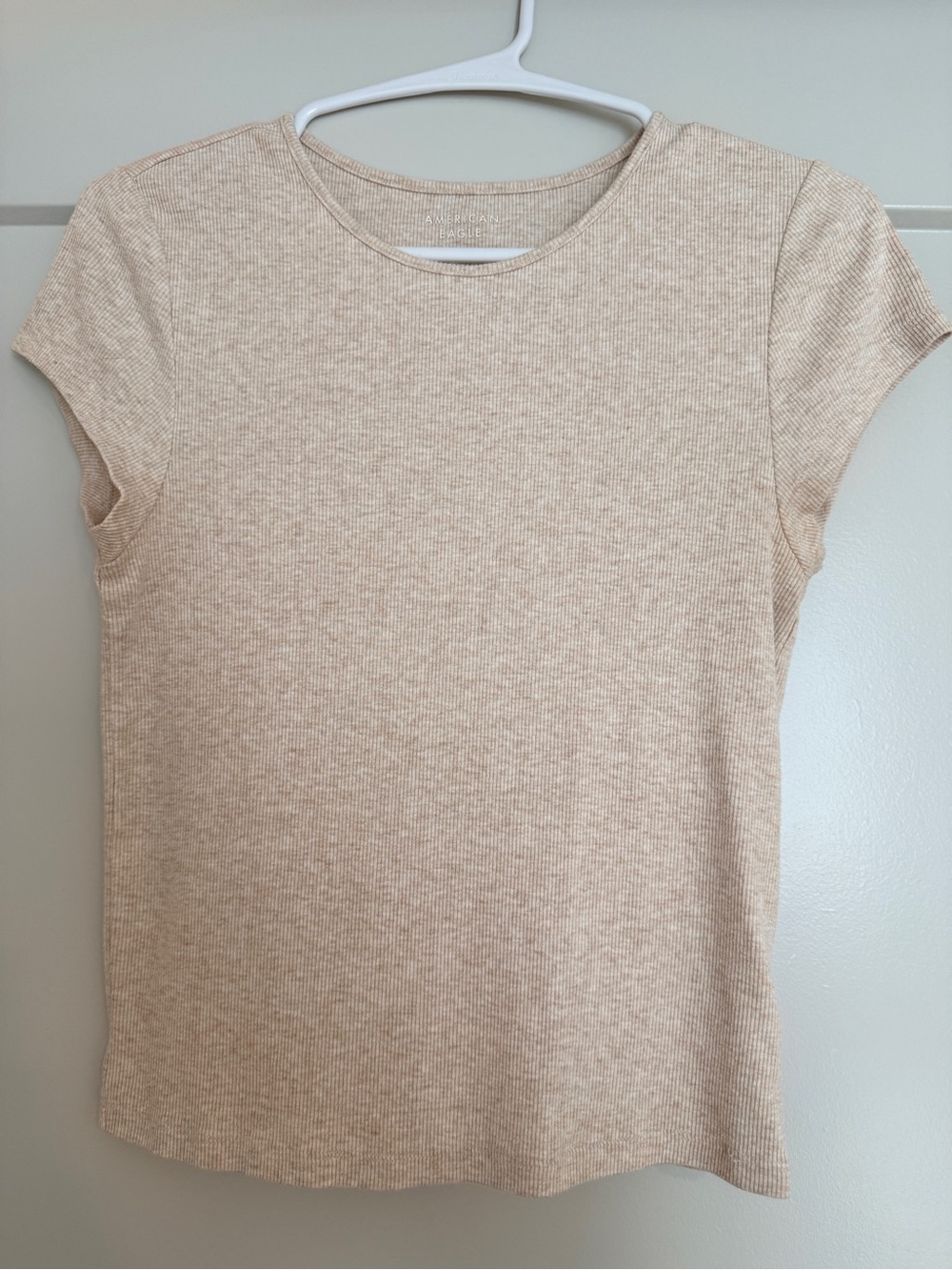 AE Ribbed Hey Baby Tee - Size M